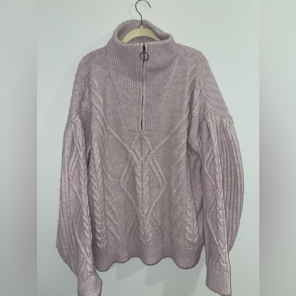 Anthropologie Daily Practice Cable Knit Pullover - Picture 2 of 5